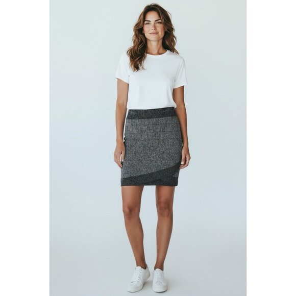 Guess Gray Bandage Skirt Women’s Mini Y2K Pull-on Body-con Size S - Picture 1 of 11